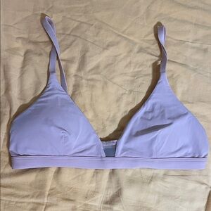 Elegant light mauve pink Triangle Bralette